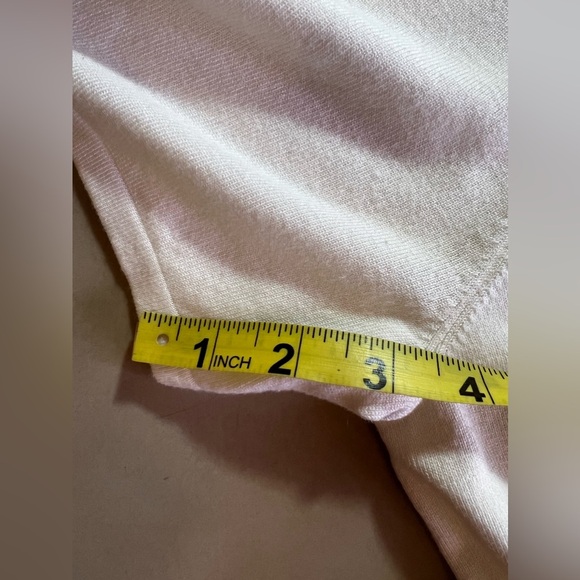 Alfred Dunner Plus size 2X Womens Cream Pullover Sweater Short Sleeve Floral - Picture 6 of 16